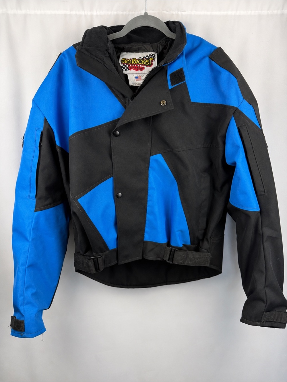 Joe Rocket Men’s Large Blue Black Motorcycle Jacket